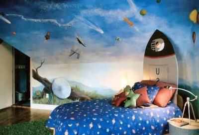 50+ Space Themed Bedroom Ideas for Kids and Adults