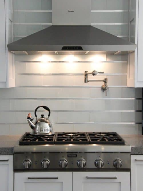 stainless steel backsplash tiles for kitchen