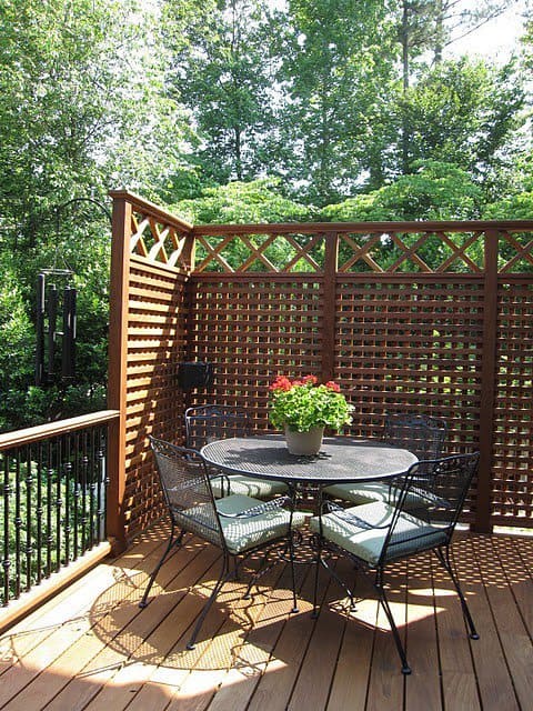 Wooden Lattice Panels For Outdoor Privacy Screen