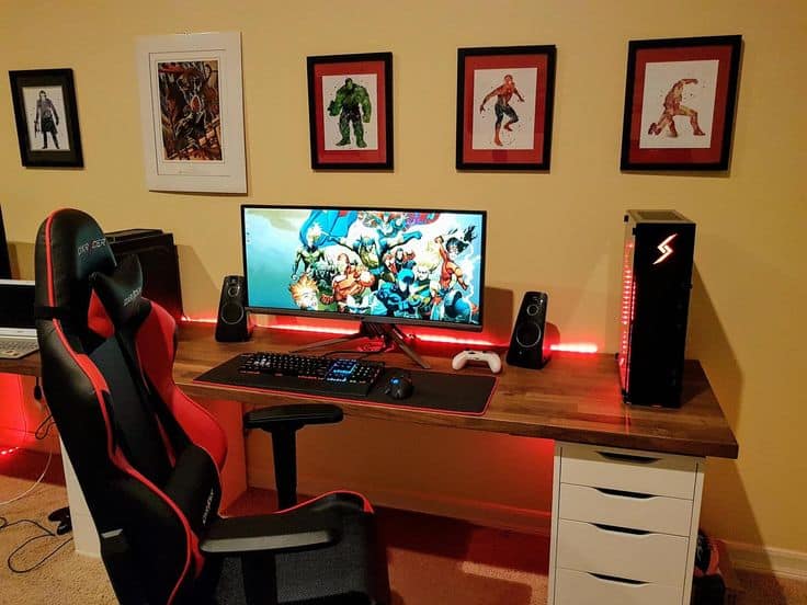 Gaming Setup Ideas For Ps4 - Cool Ultimate Game Room Design Ideas Via ...