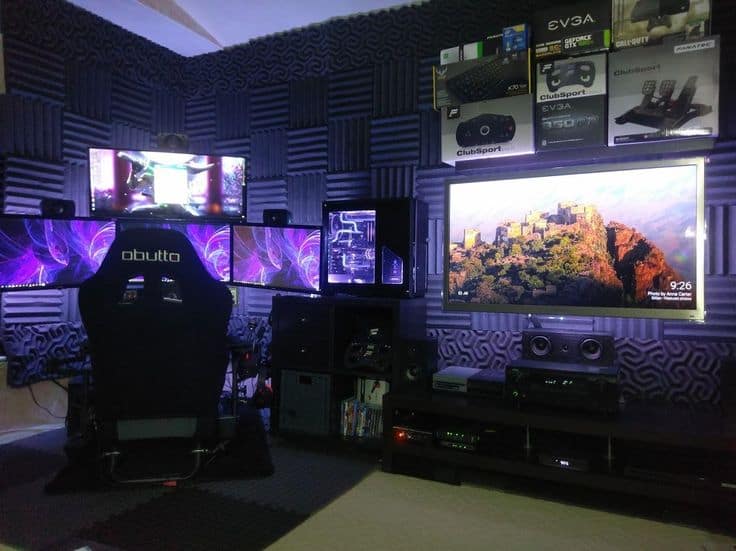 Featured image of post Bedroom Led Gaming Setup : This classy and clean design comes complete with a great gaming setup.