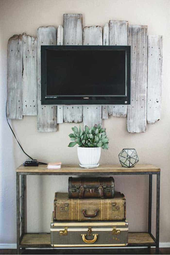 TV stand upward used to last i of the most of import abode decorations DIY TV Stand Ideas