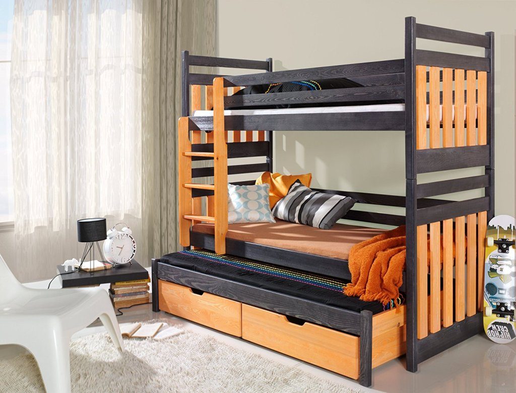 Modern Triple Bunk Beds For Kids