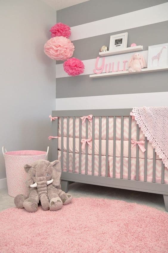 Animal Theme Baby Girl Nursery Room Ideas