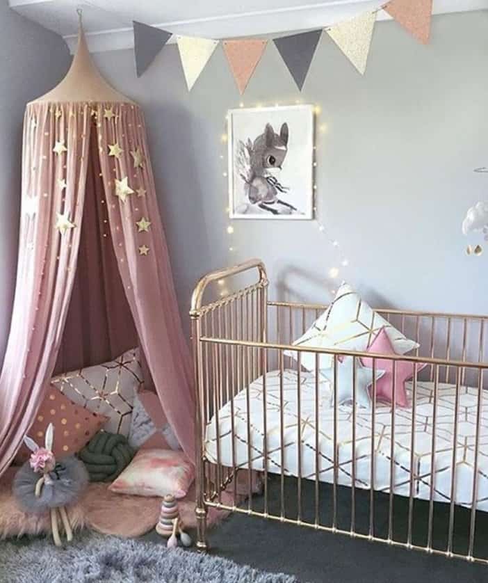 Gold Baby Girl Room Ideas