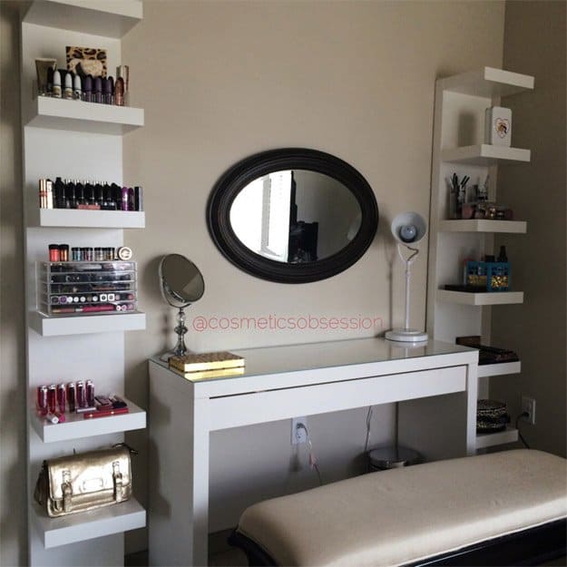 25 Diy Makeup Storage Ideas That Will, Diy Makeup Vanity Organizer