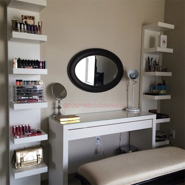 t discovery your favorite lipstick when yous ask it Make Up Storage Ideas