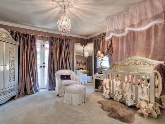 Luxurious Baby Girl Room Ideas