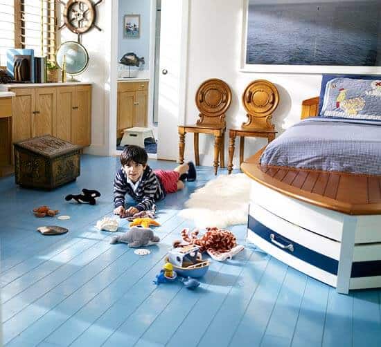 Playful Kids Bedroom Nautical Style