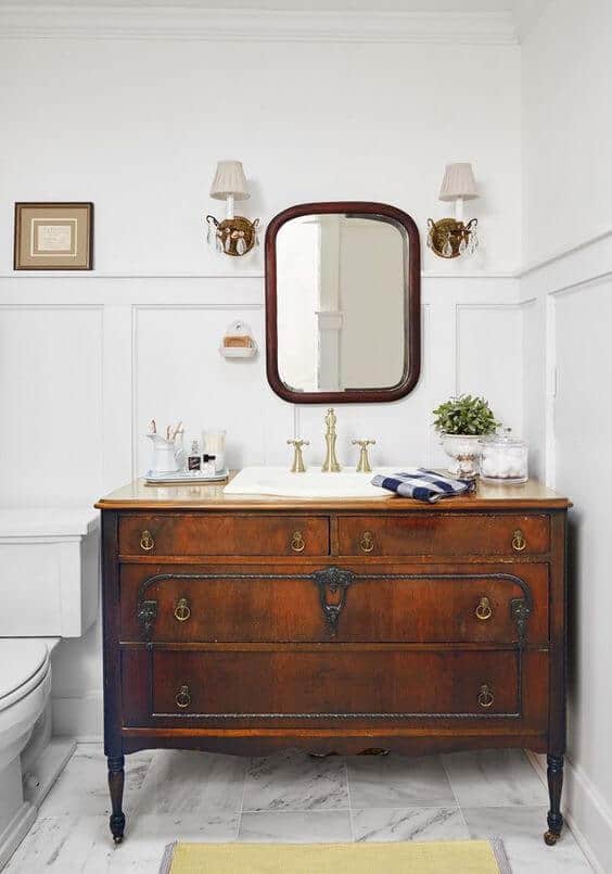 custom rustic bathroom vanities