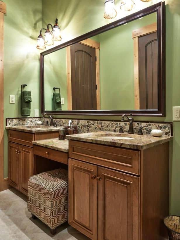 custom rustic bathroom vanities