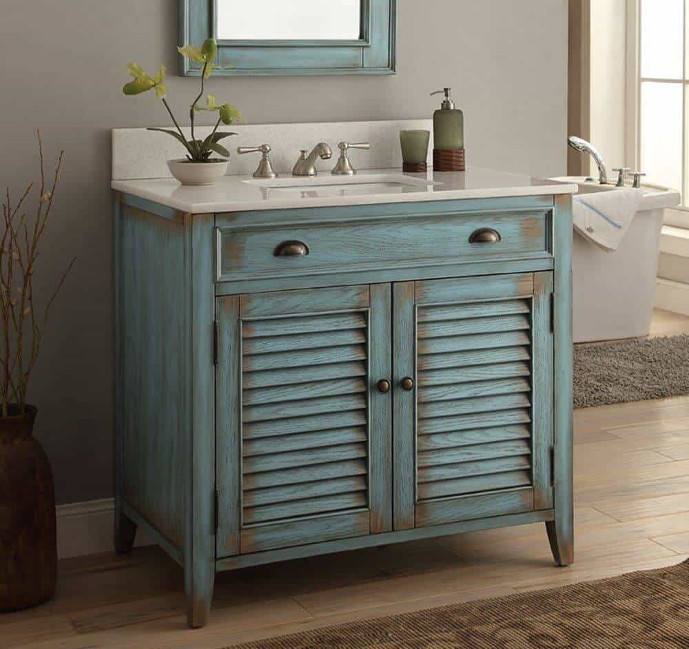 diy rustic bathroom vanity