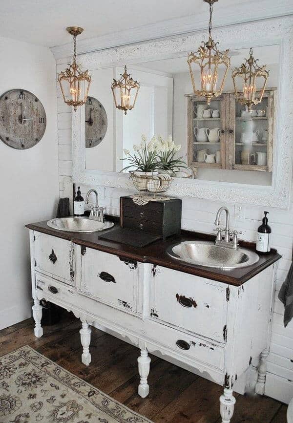 30 Rustic Bathroom Vanity Ideas That Are On Another Level   Rustic Bathroom Vanity Ideas Donpedrobrooklyn 368 