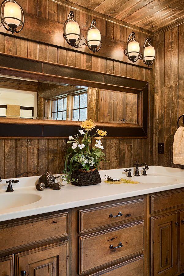 30 Rustic Bathroom Vanity Ideas That Are On Another Level