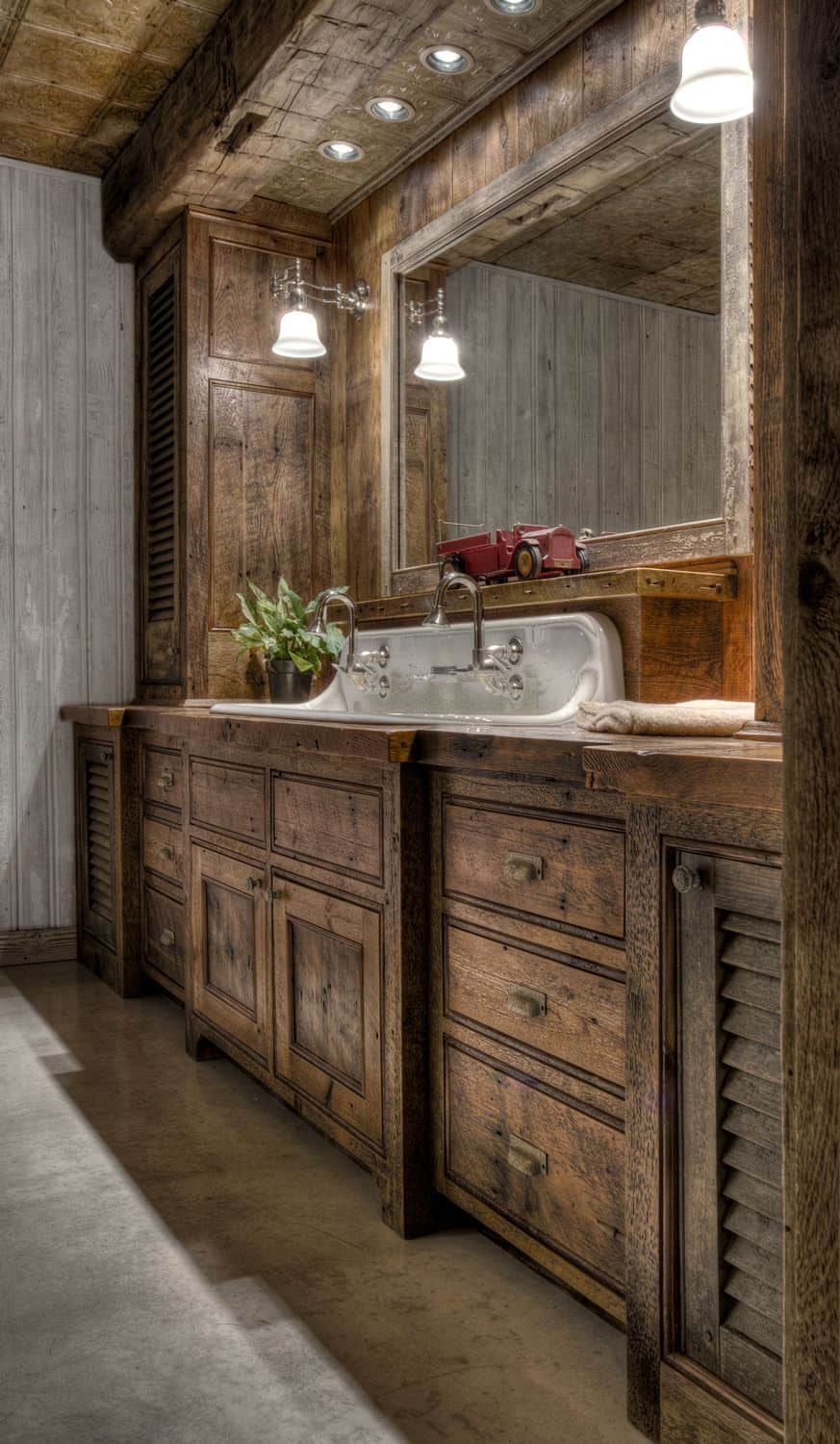 rustic cabinets for bathroom        <h3 class=