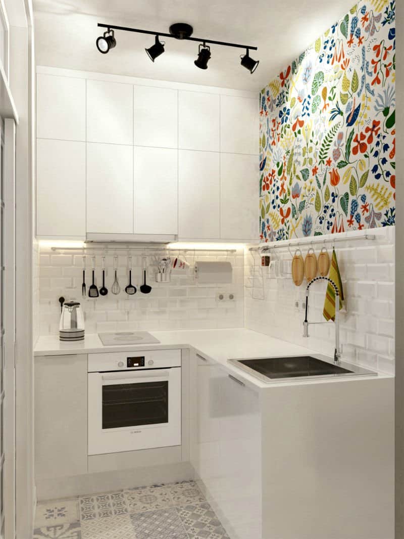 Small White Kitchen