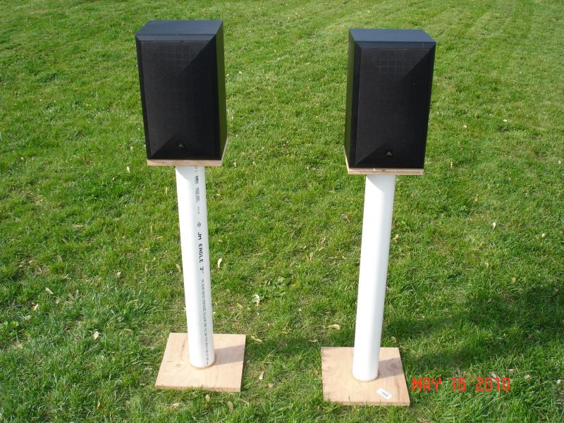 Diy Separated Pvc Speaker Stand