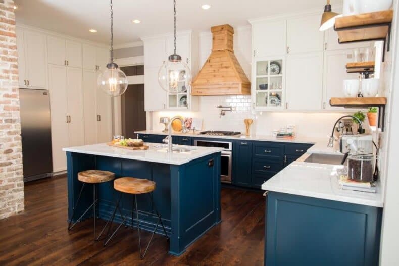 Blue Kitchen Cabinets Images