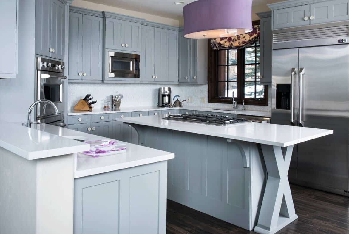  using bluish color for kitchen may audio foreign Blue Kitchen Cabinets