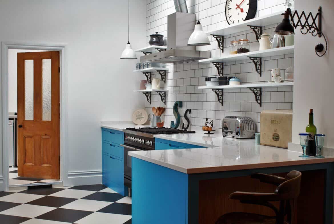 Midnight Blue Kitchen Cabinets