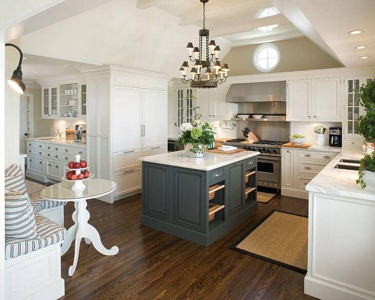 Grey Stained Cabinets