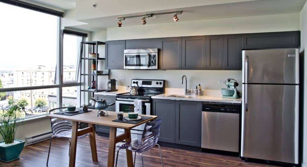 Grey Kitchen Cabinet Ideas Beautiful Kitchen Design With Dark Grey Cabinet 18