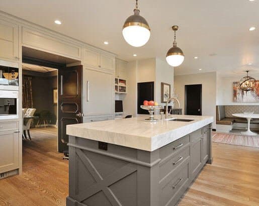 Grey Cabinets Kitchen Painted