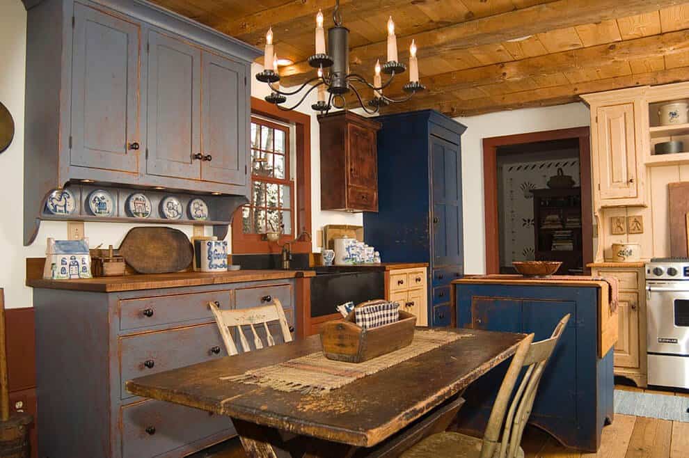 Best Colors For Rustic Kitchen Cabinets