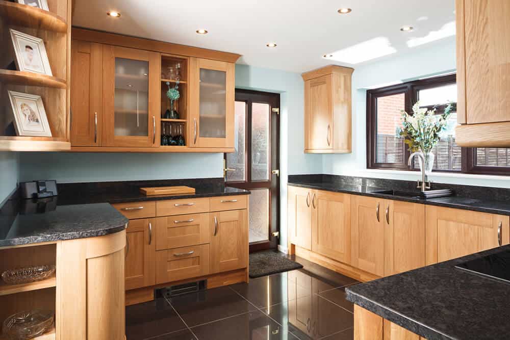 White Rustic Kitchen Cabinets