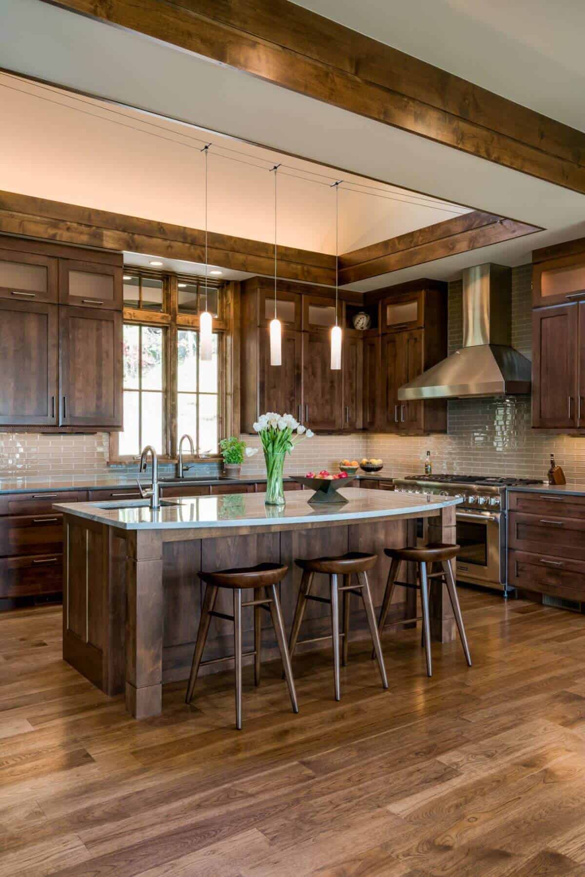 30 Ideas Of Reclaimed Barn Wood Kitchen Island