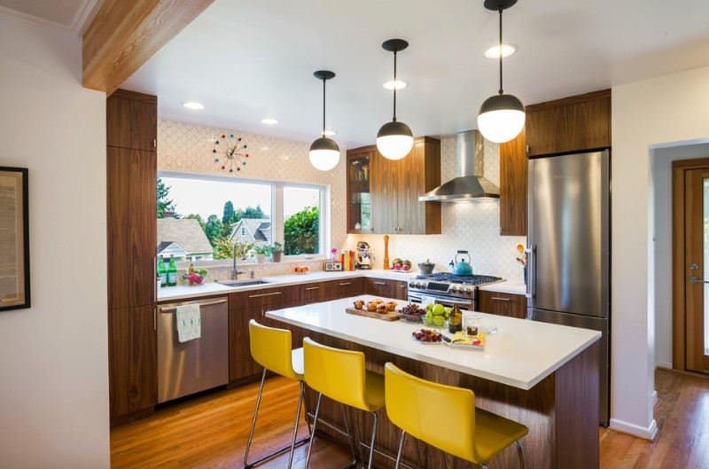 Housing trend is at i time becoming the trouble organisation for many people i time they motion to the novel household Mid Century Modern Kitchen