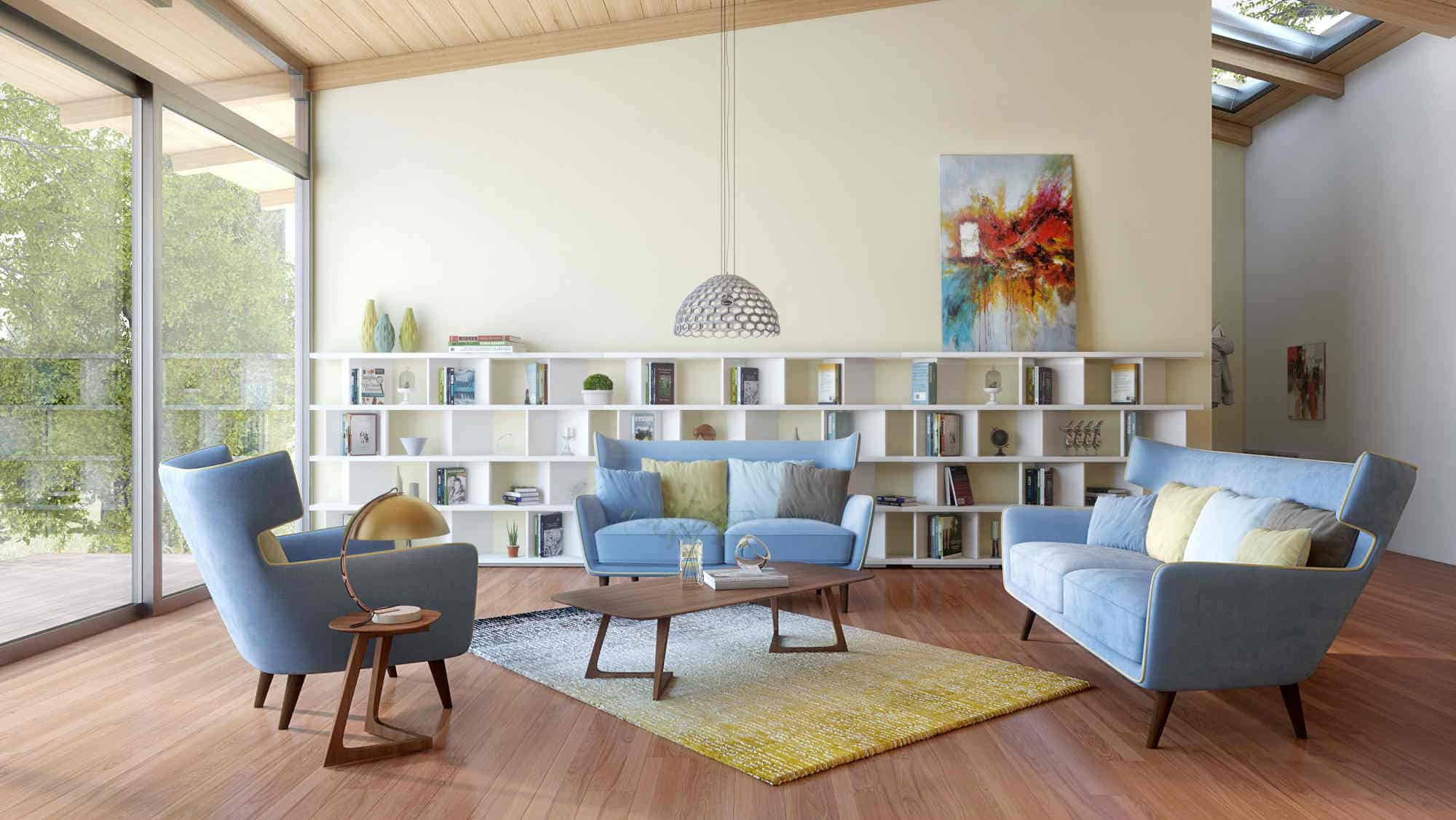 17 Beautiful Mid Century Modern Living Room Ideas Youll Love