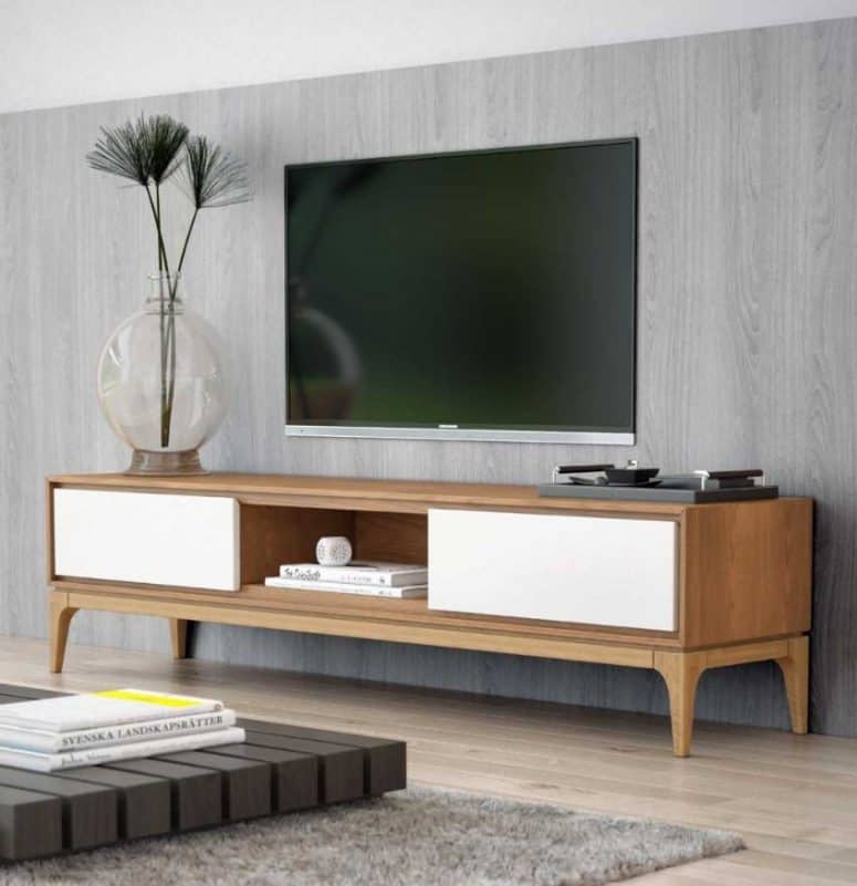 17 Stylish Mid Century Modern TV Stand Design Ideas