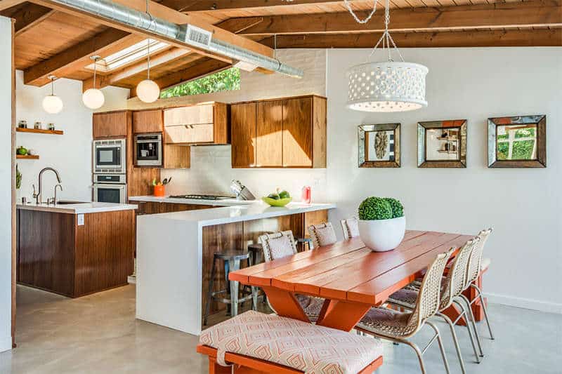 Housing trend is at i time becoming the trouble organisation for many people i time they motion to the novel household Mid Century Modern Kitchen