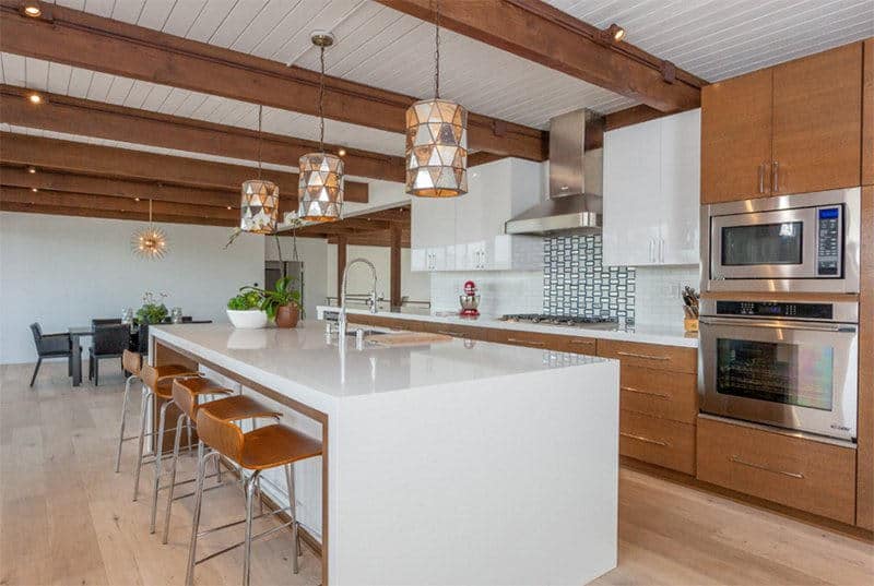 Rustic Kitchen In Mid Century Style