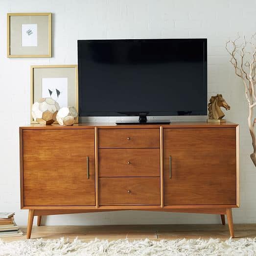 Small Tv Stand With Mid Century Style