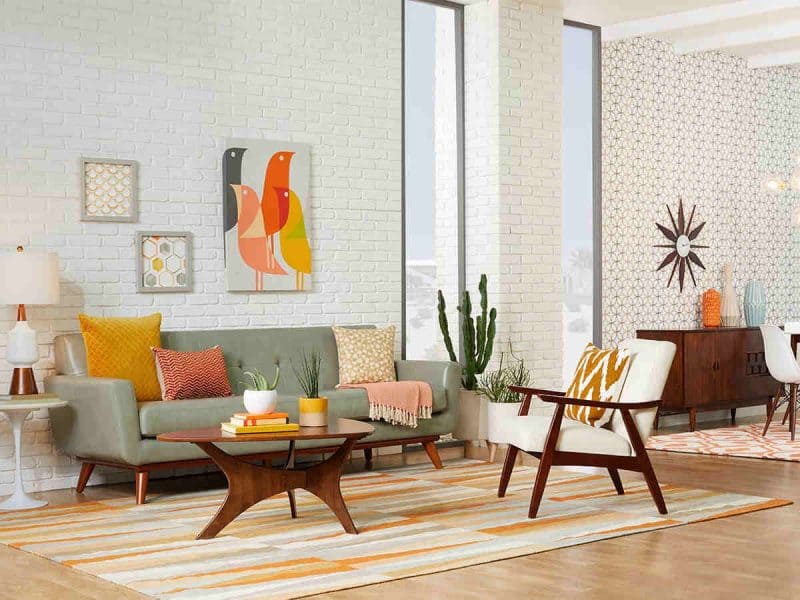 17 Beautiful Mid Century Modern Living Room Ideas You'll Love