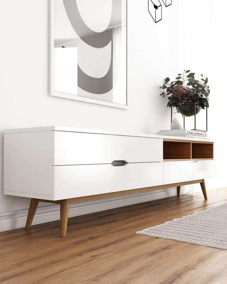 target tv console white