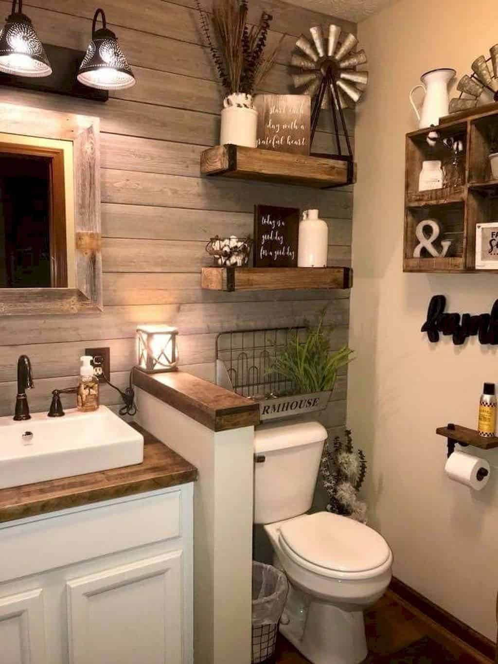 modern farmhouse bathroom decor ideas