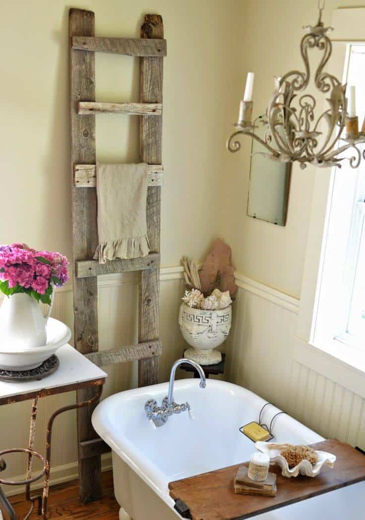 shabby chic bathroom decor