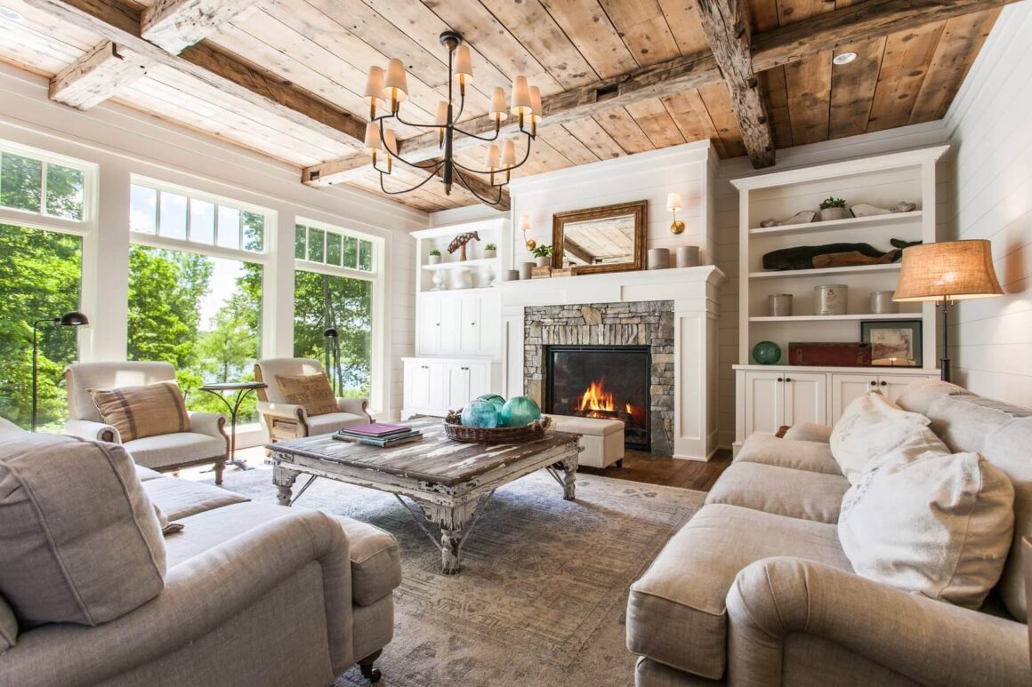 23+ Farmhouse Living Room - BHD Inspiration