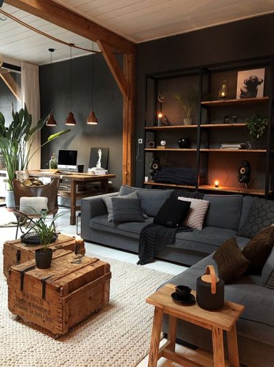 17 Beautiful Rustic Living Room Pictures & Ideas for 2021