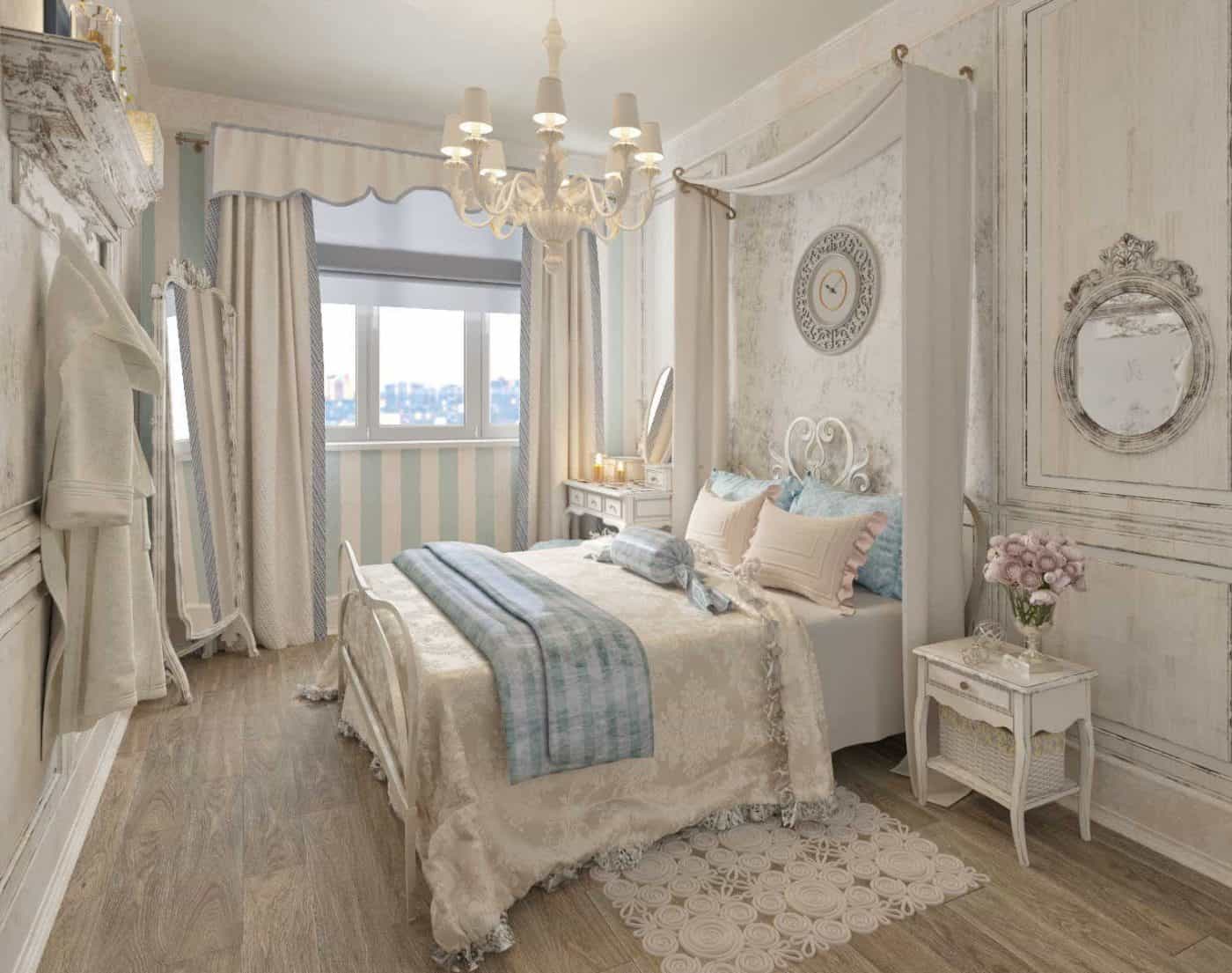 Shabby chic bedroom color ideas