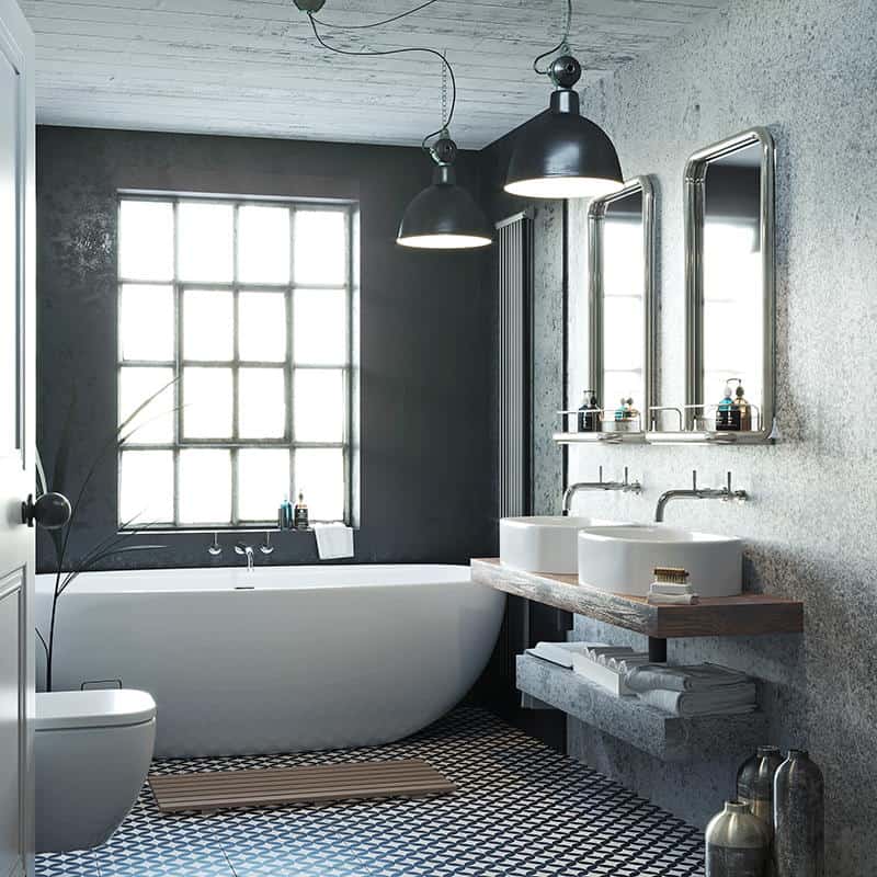 Industrial Themed Bathroom