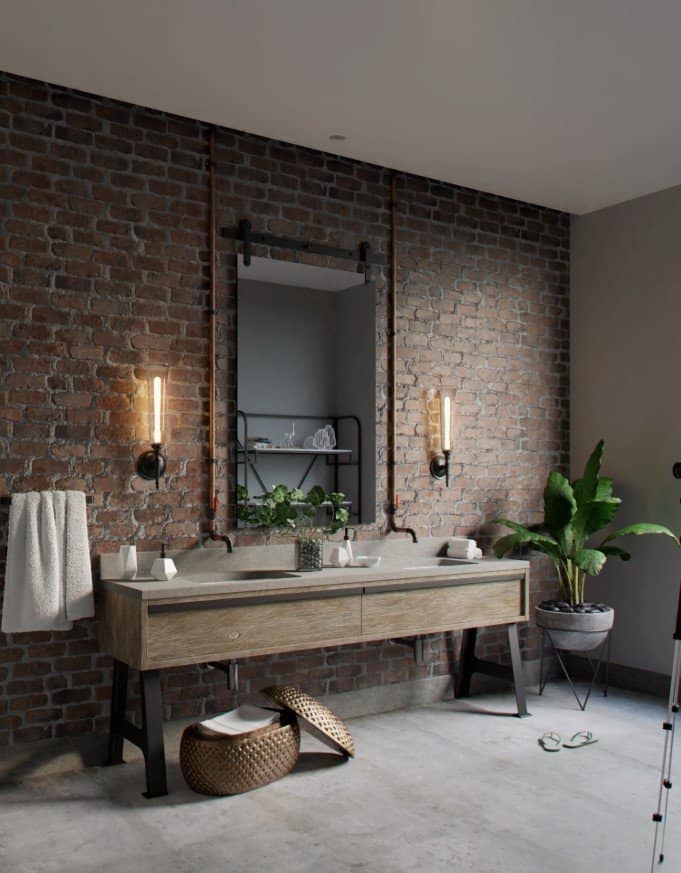 Industrial Bathroom Design