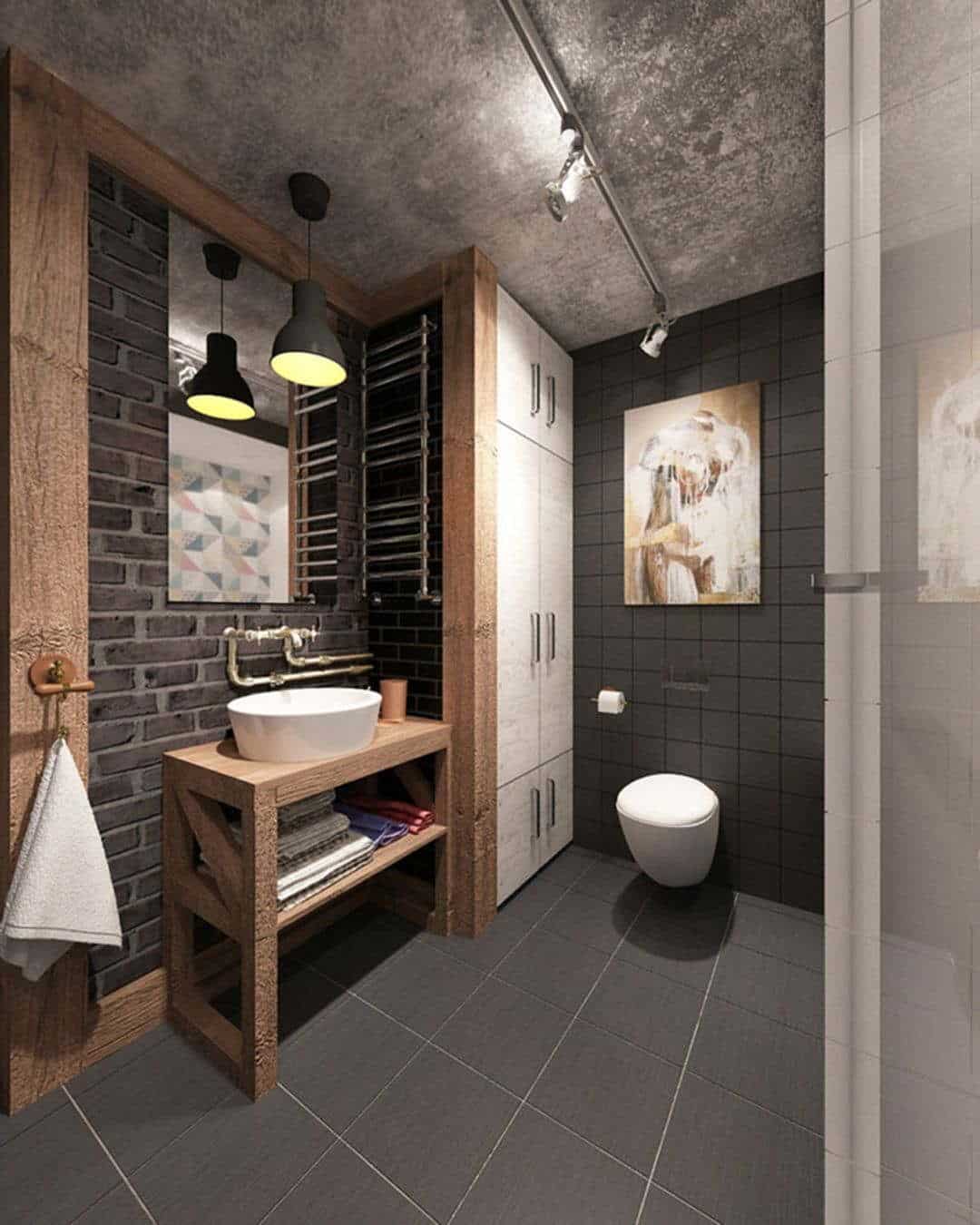 industrial bathroom ideas
