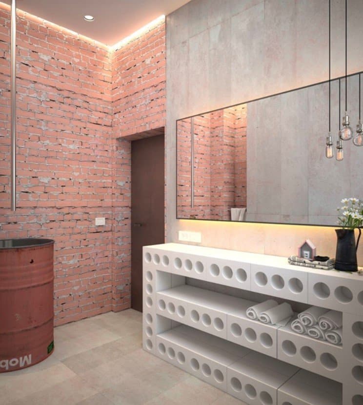 Industrial Themed Bathroom