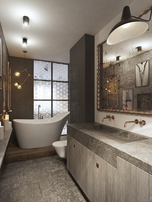 Industrial Bathroom Ideas