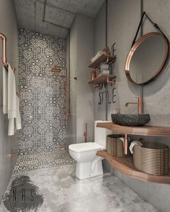 Industrial Themed Bathroom