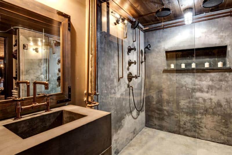 Industrial Bathroom Design